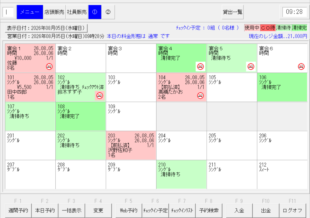 日常画面
